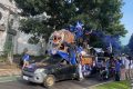 Important Visit: Rayakan Sejarah Baru, Lautan Biru Bobotoh Konvoi Sambut Keberhasilan Hattrick Juara Super League Persib Bandung