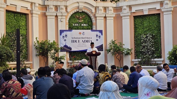 New Policy: Rayakan Iduladha, KBRI Roma Gelar Salat Berjamaah dan Berbagi Daging dengan WNI
