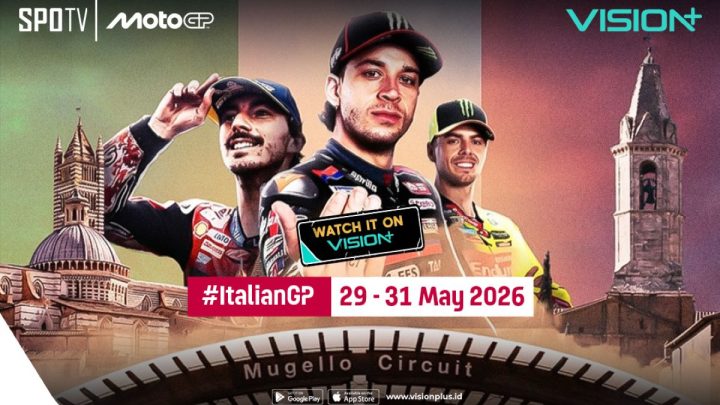 Visit Agenda: Link Live Streaming Sprint Race hingga Main Race MotoGP Italia 2026, Saksikan di VISION+!