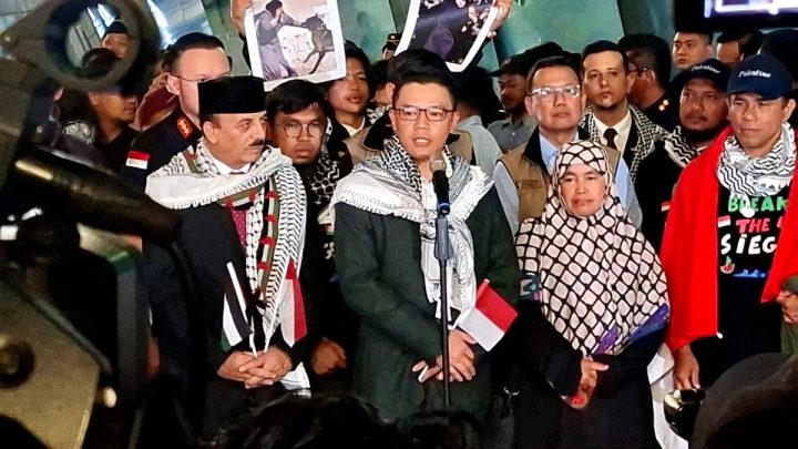 Historic Moment: Sambut 9 WNI Relawan GSF di Indonesia, Menlu RI: Selamat Datang Kembali
