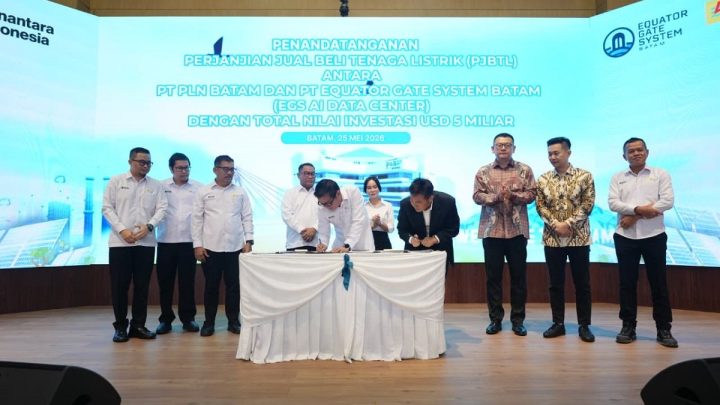 Key Strategy: PLN Pasok Listrik ke Proyek Data Center AI Rp88 Triliun di Batam
