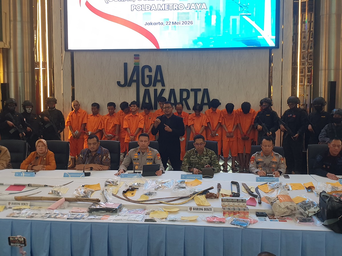 Operasi Besar Satgas Pemburu Begal Ringkus 173 Tersangka – Sita Senpi dan Sajam