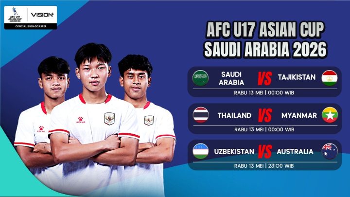 Historic Moment: Jadwal dan Link Live Streaming Piala Asia U-17 2026 di Vision+: Thailand Ditantang Myanmar!