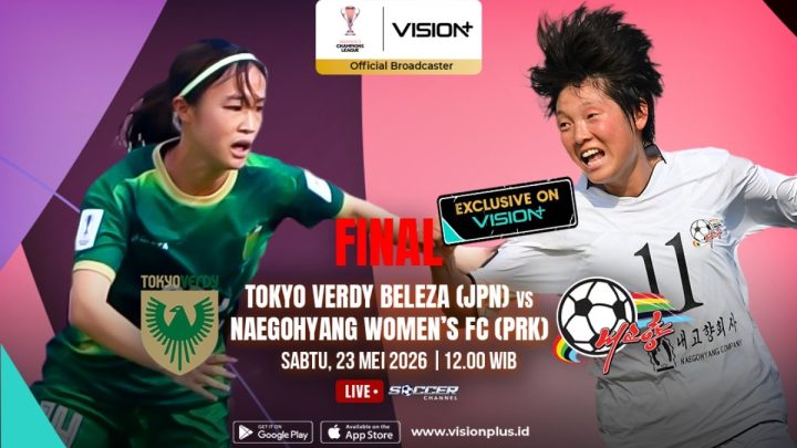Link Live Streaming Tokyo Verdy vs Naegohyang Women di Final AFC Womens Champions League 2025-2026