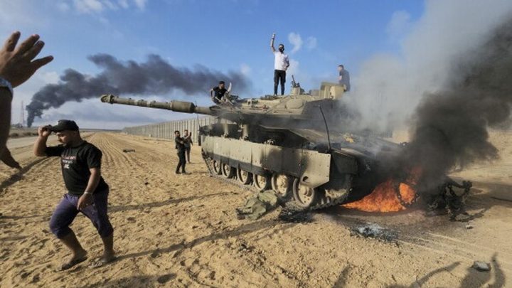 Tank Merkava Israel Diserang Drone Hizbullah di Lebanon Selatan