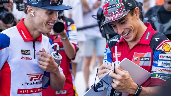 Rookie Diogo Moreira Girang Dipuji Marc Marquez Usai Finis 10 Besar di MotoGP Italia 2026