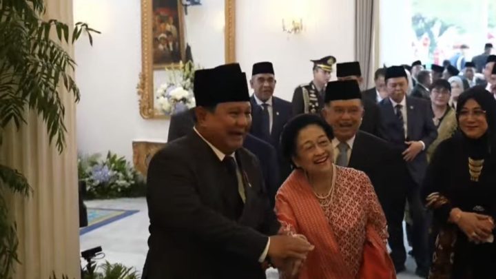 Historic Moment: Momen Hangat Prabowo-Megawati, Tertawa hingga Bergandeng Tangan di Hari Lahir Pancasila