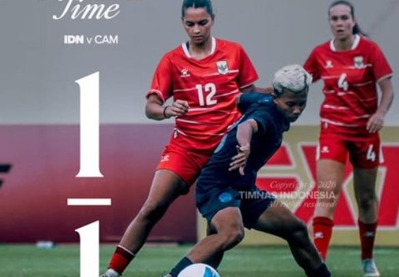 Hasil Timnas Putri Indonesia vs Kamboja di FIFA Matchday: Garuda Pertiwi Ditahan Imbang 1-1