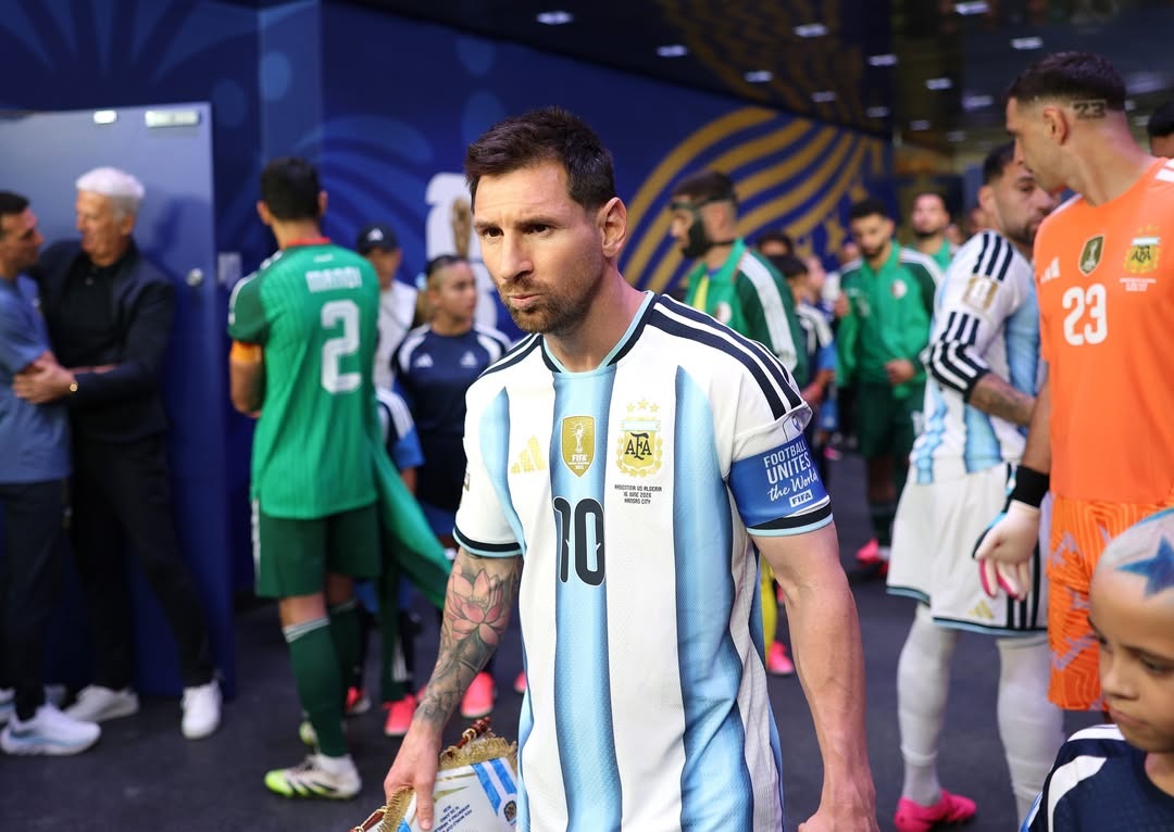Hasil Babak Pertama Timnas Argentina vs Aljazair di Piala Dunia 2026 : Messi Bawa Tim Tango Unggul