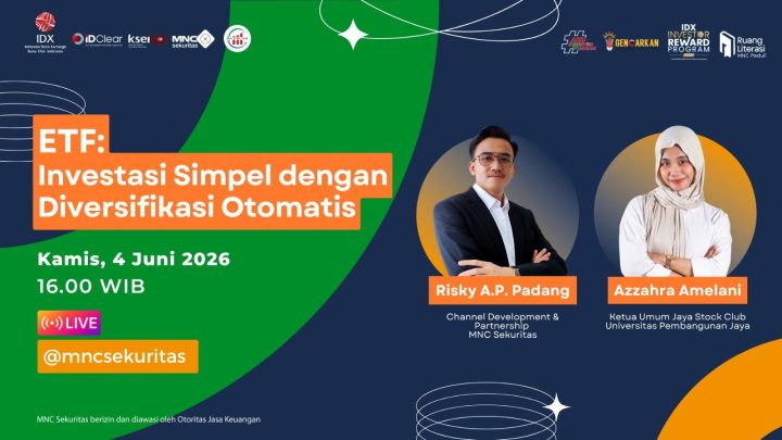 Special Plan: Ayo Belajar Cara Investasi ETF di IG Live MNC Sekuritas, ETF: Investasi Simpel dengan Diversifikasi Otomatis