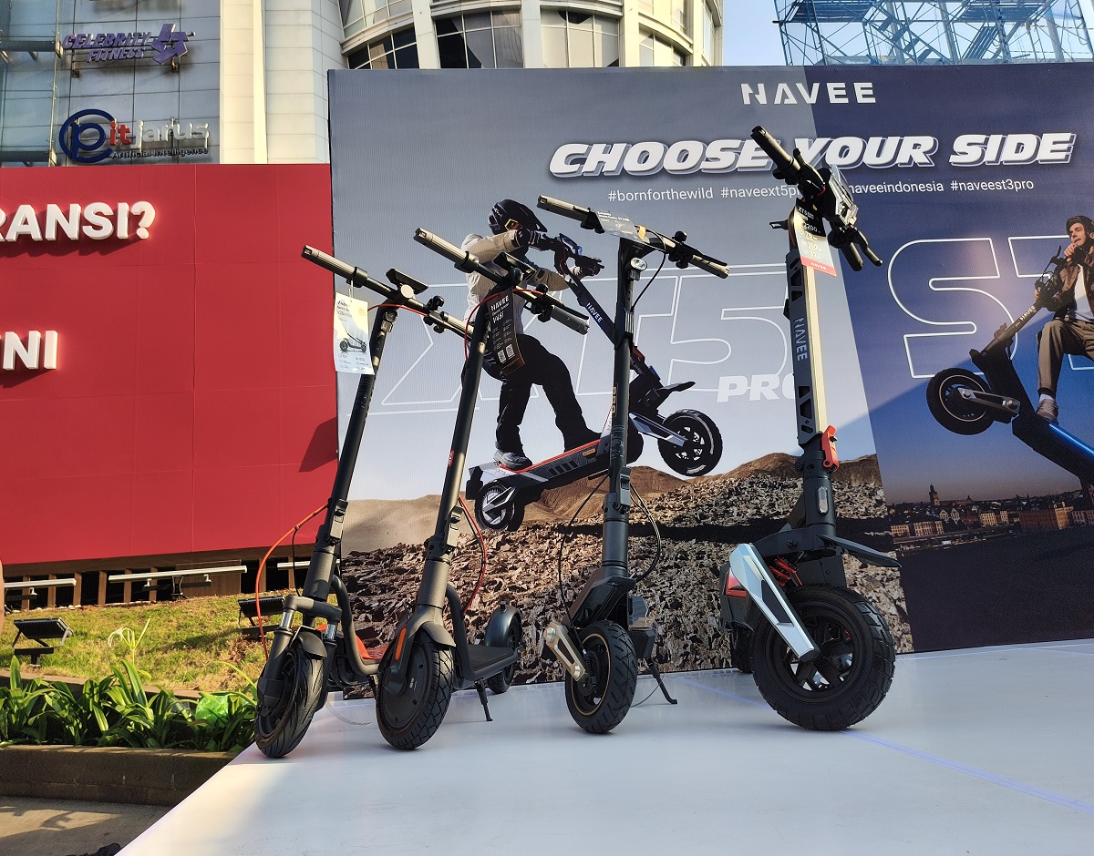 NAVEE Luncurkan Lini Skuter Listrik Terbaru di Indonesia, Harga Mulai Rp7 Jutaan