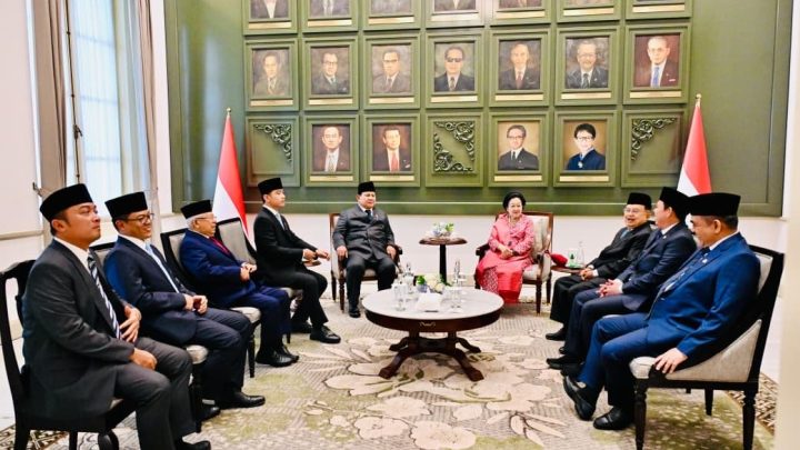 Meeting Results: Momen Prabowo Bincang dengan Megawati, Gibran hingga JK di Hari Pancasila