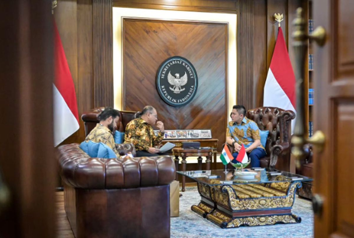 Seskab Teddy Bertemu Dubes India, Bahas Rencana Kunjungan PM Narendra Modi ke Indonesia