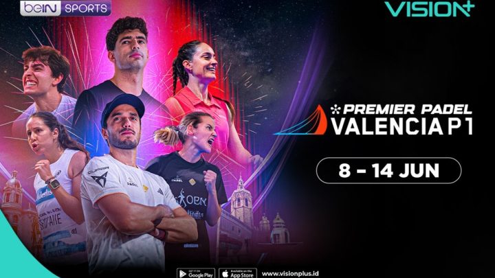 Jadwal dan Link Live Streaming Premier Padel Valencia 2026 di Vision+