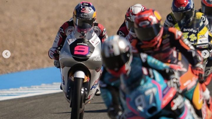 Veda Ega Pratama Satu-satunya Pembalap Honda yang Masuk 3 Besar Klasemen Sementara Moto3 2026!