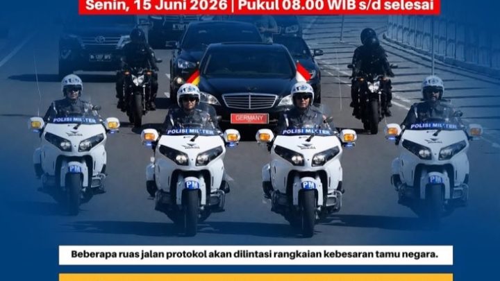 Latest Program: Polisi Tutup 10 Ruas Jalan Protokol saat Presiden Jerman Melintas Hari Ini, Cek Lokasinya!