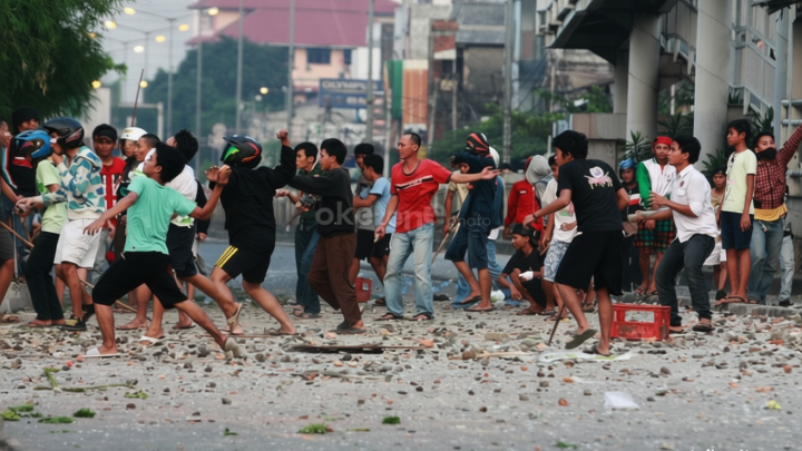 Tawuran di Depok – 6 Pemuda Bersajam Ditangkap Polisi