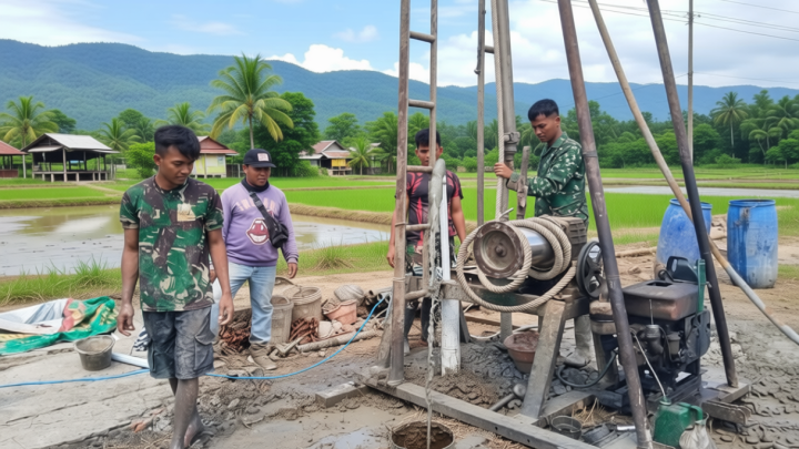TNI Perkuat Ketahanan Pangan di Pedesaaan Sukoharjo