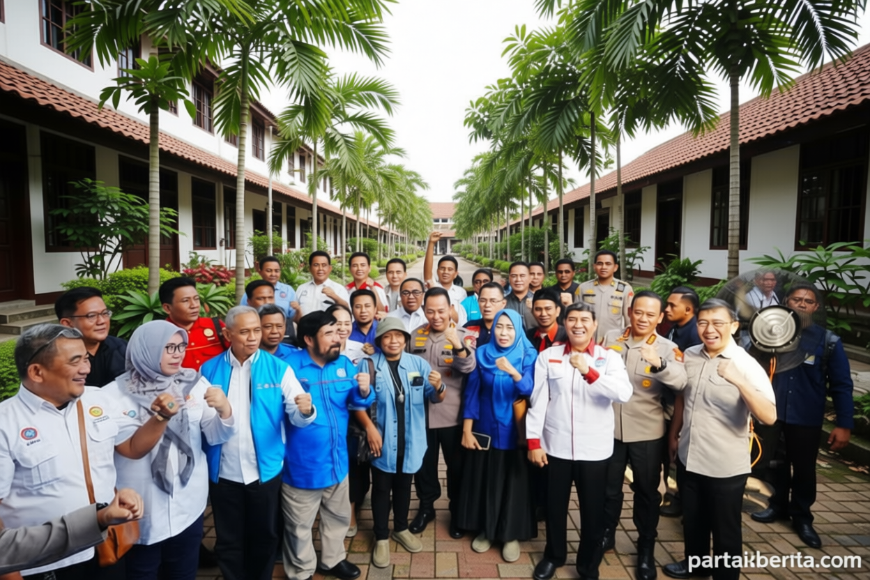 Resmikan Sekretariat Bersama KBPBI, Kapolri Tegaskan Terus Perjuangkan Hak-Kesejahteraan Buruh