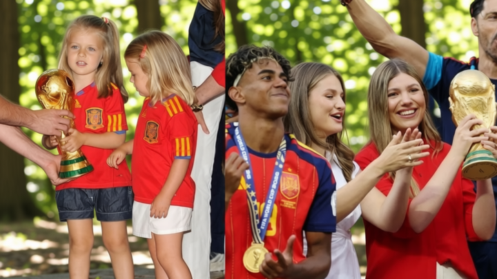 What Happened During: Potret Putri Leonor dan Adiknya Bersama Trofi Piala Dunia 2026 Viral, Replikasi Foto Ikonik 2010