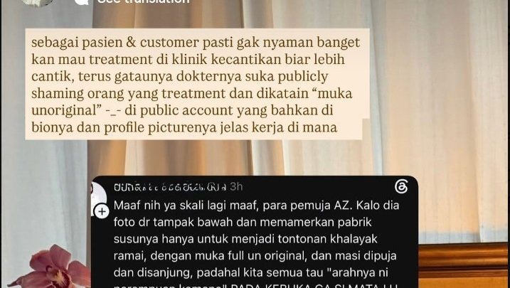 Historic Moment: Viral! Amanda Zahra Curhat Jadi Korban Body Shaming Dokter Kecantikan