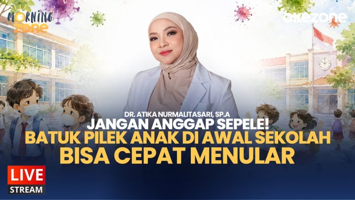 Anak Batuk Pilek 6 hingga 8 Kali Setahun Apakah Normal? Ini Penjelasan Dokter