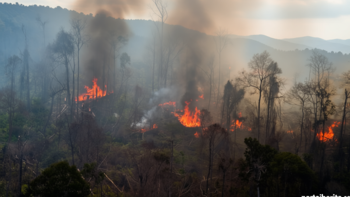 Important Visit: Kebakaran Hutan Meluas, Kapolda Riau Ajak Masyarakat Bersatu Lawan Karhutla