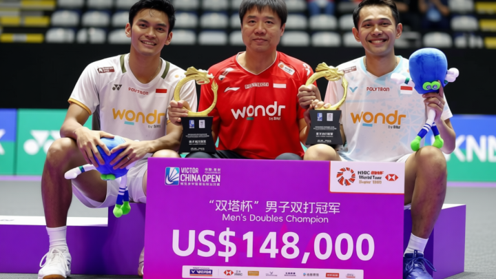 Segini Total Hadiah Uang yang Diperoleh Ganda Putra Fajar/Fikri Usai Juara di Japan dan China Open 2026