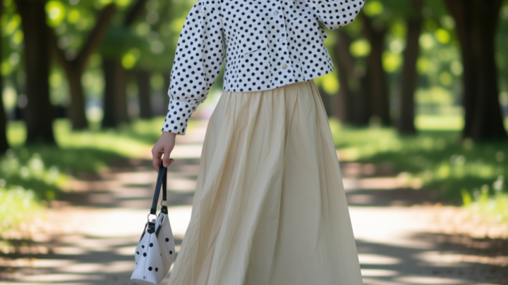 What Happened During: Tampil Modis dan Ceria, Tips Gaya Polkadot untuk Hijaber