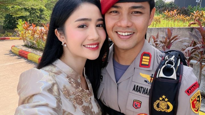 Important Visit: Potret Cantik Febby Rastanty saat Dampingi Suami di HUT Polri, Tampil Elegan