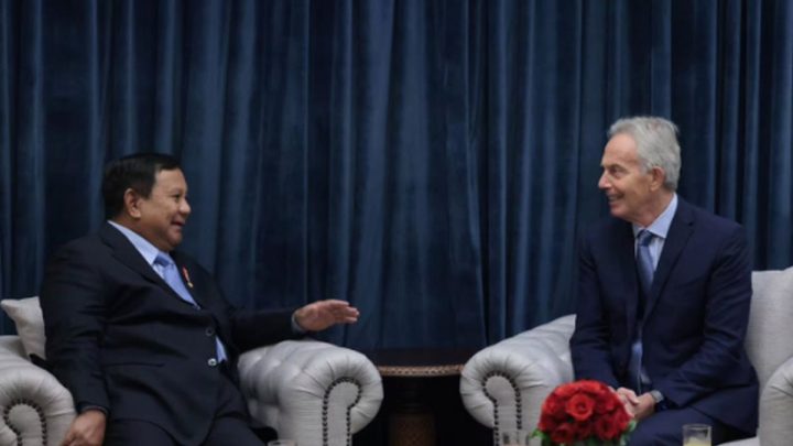 Topics Covered: Semalam, Prabowo dan Eks PM Inggris Tony Blair Tukar Pikiran di Kertanegara