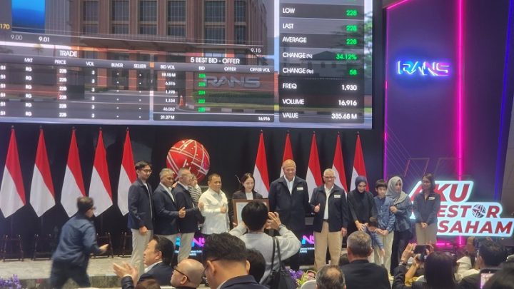 RANS Resmi Melantai di BEI, Raup Dana IPO Rp429,25 Miliar