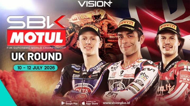 Jadwal dan Link Live Streaming WSBK Inggris 2026 di Vision+