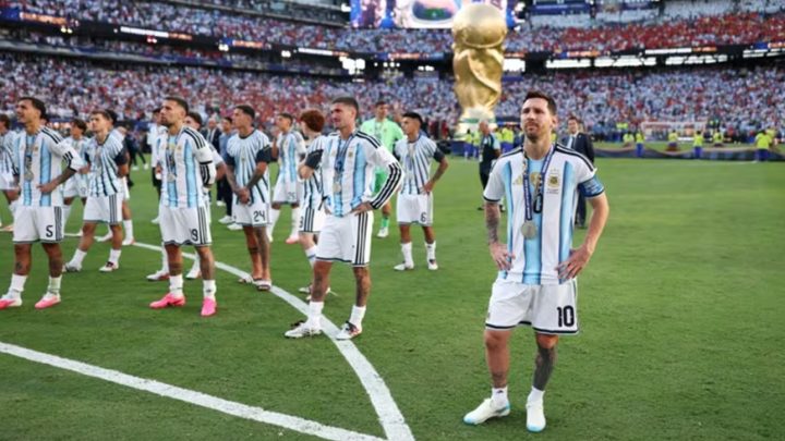 Detik Pemain Argentina Cekik Eric Garcia dan Pukul Gavi Usai Final Piala Dunia 2026