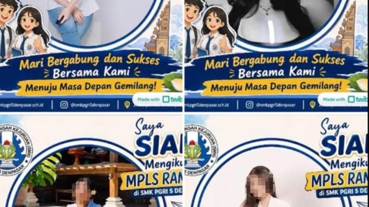 Facing Challenges: Viral Twibbon MPLS SMK di Bali, Foto Siswa Terlalu Seksi