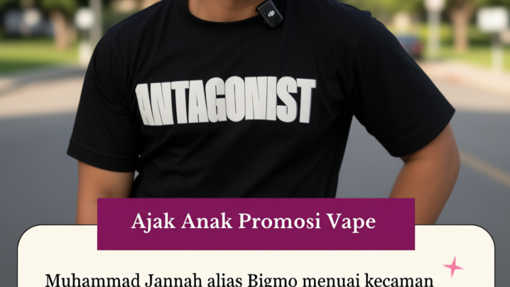 Perusahaan Vape Putus Kontrak Kerjasama dengan Bigmo Usai Libatkan Anak dalam Iklan