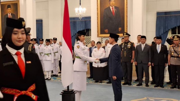 Wapres Gibran Kukuhkan 76 Paskibraka 2026 di Istana Negara