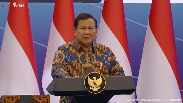Resmikan 3.395 Jembatan TNI-Polri, Prabowo: Bukti Tentara dan Polisi Milik Rakyat