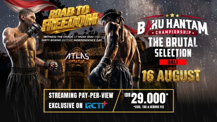 Road to Freedom Hadirkan Aksi Muay Thai & Dirty Boxing Paling Brutal, Live dan Eksklusif di RCTI+!