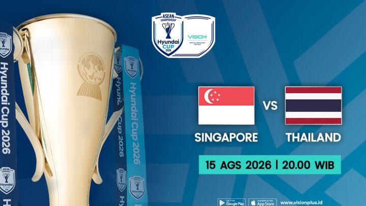Link Streaming Timnas Singapura vs Thailand di Leg I Semifinal Piala AFF 2026, Live di Vision+