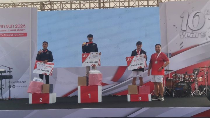 Titan Run 2026 Sukses Cetak Rekor MURI Berkat Kategori Jarak Unik 17,8 KM