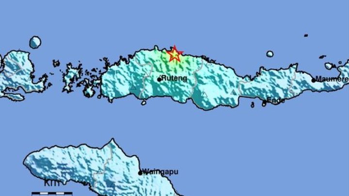 Breaking News! Gempa Besar M5,7 Kembali Guncang Flores NTT