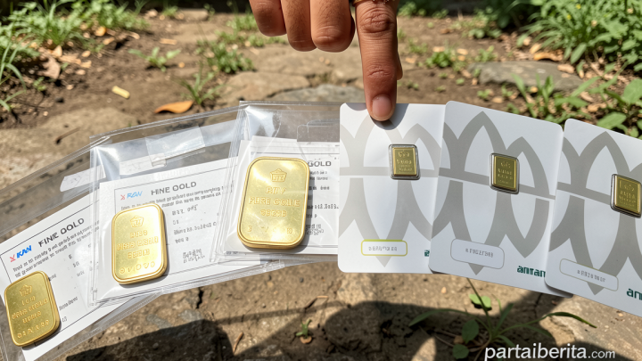 Harga Emas Antam Hari Ini Turun Rp40.000! Buyback Anjlok